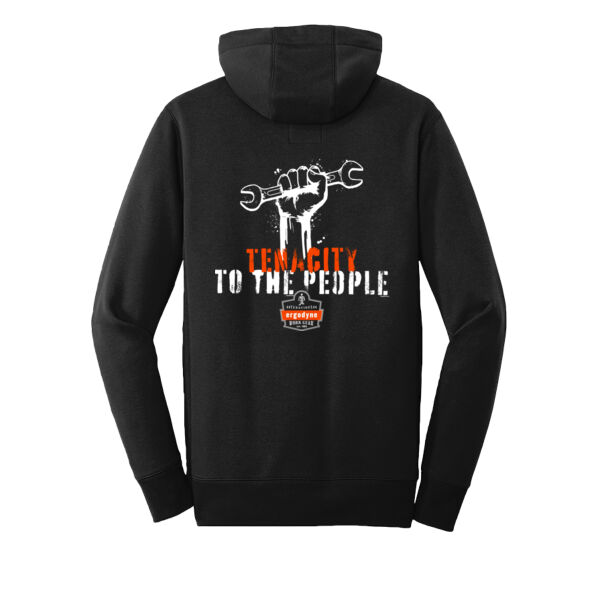 Tenacity to the People - New Era ® - French Terry Pullover Hoodie - Printed Logos Thumbnail