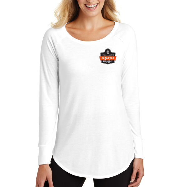 District ® Women’s Perfect Tri ® Long Sleeve Tunic Tee - Printed Logo Thumbnail
