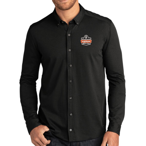 OGIO ® Code Stretch Long Sleeve Button-Up - Embroidered Logo Thumbnail
