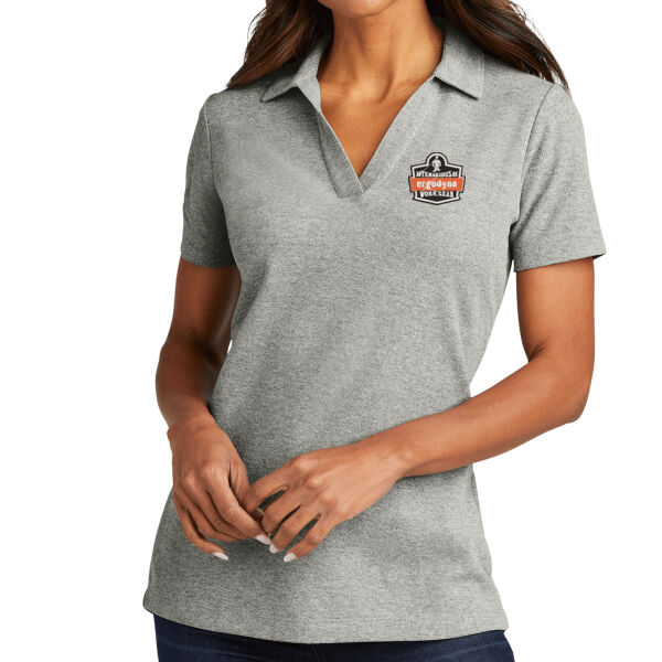 Port Authority® Ladies C-FREE ™ Cotton Blend Pique Polo - Embroidered Logo Thumbnail