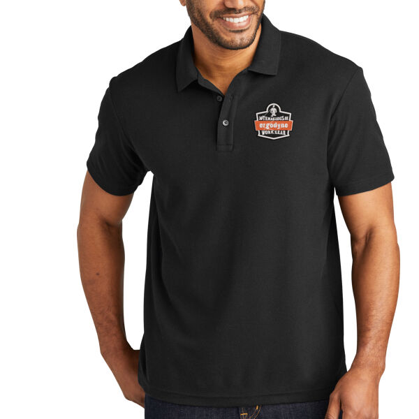 Port Authority® C-FREE ™ Cotton Blend Pique Polo - Embroidered Logo Thumbnail