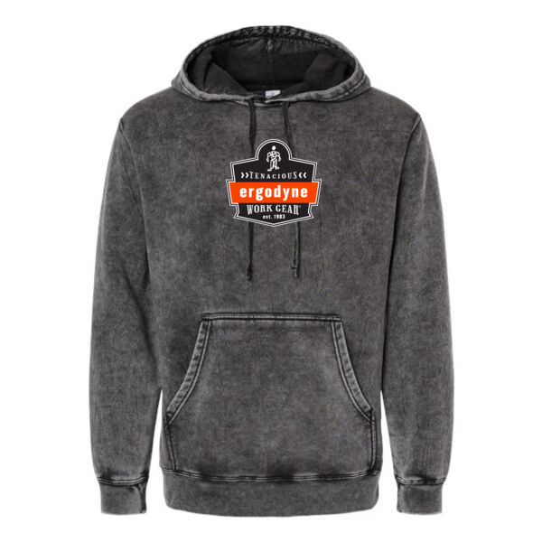 Independent Trading Co. - Midweight Mineral Wash Hooded Sweatshirt - Printed Logo Thumbnail