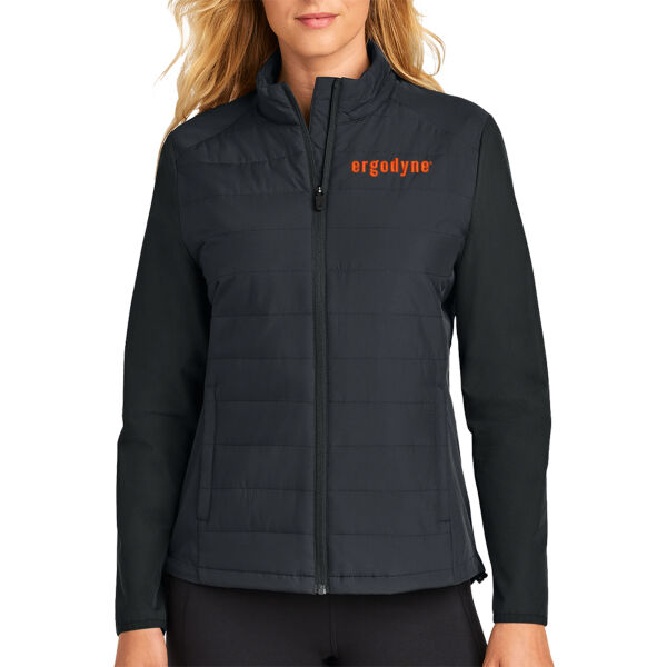 Sport-Tek® Women's Teknical Hybrid Jacket - Embroidered Logo Thumbnail