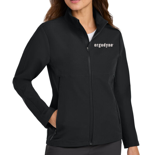 Nike Women's Full-Zip Soft Shell Jacket - Embroidered Logo Thumbnail