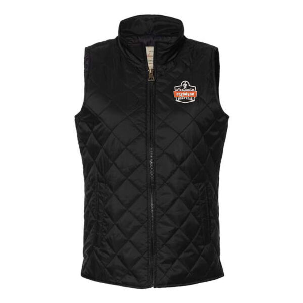 Weatherproof - Women's Vintage Diamond Quilted Vest - Embroidered Logo Thumbnail
